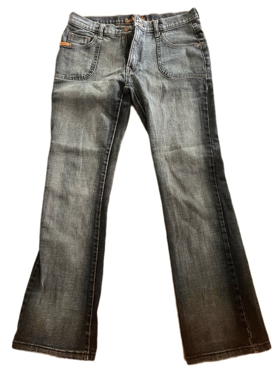 South Pole Denim - South Pole Women's Flare Jeans - Washed Dark Blue